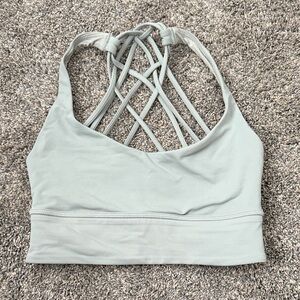 Lululemon Strappy Sports Bra - Light Gray